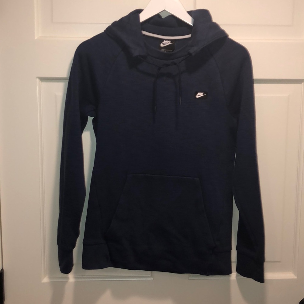 Men’s Navy Nike Hoodie Sweatshirt SZ XS